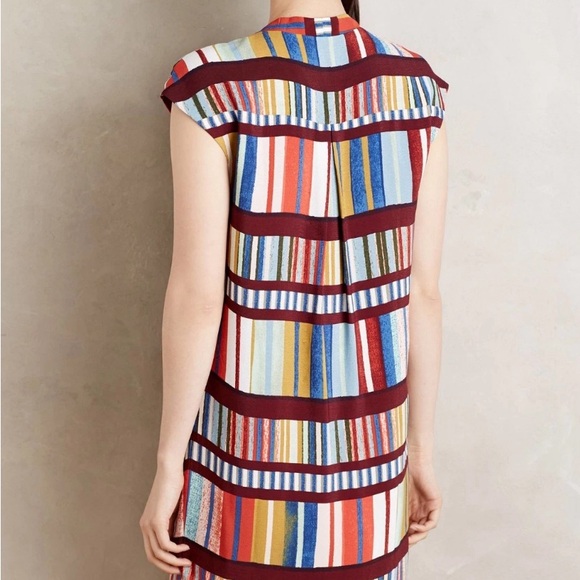 Maeve Anthropologie Au Revoir Stripe Shift Dress - Picture 2 of 16